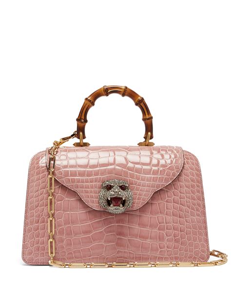 gucci perf pink apollo|Gucci guilty bamboo bag.